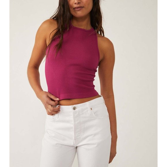 Free People Tops - 🎉LAST CHANCE🎉 NWT Free People Hayley Racerback Brami / Dreamy Mulberry